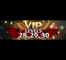 VIP-статус 28, 29 и 30-го ур. — мгновенное повышение уровня удачи и потрясающие показатели!!!